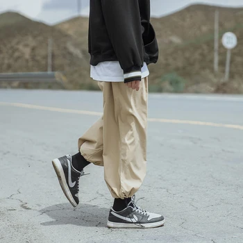 2021 Jarné Módne Kórejský Hip Hop Bloomers Kpop Pár Oblečenie, Streetwear Voľné Jogging Nohavice Mužov Oblečenie Ulzzang Sweatpants