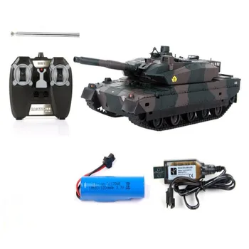 2019 Nové Veľké Bitky Vysokej Simulácia Diaľkové Ovládanie RC Tank XQTK24-2 40 CM 330 stupňov rotácie Vojenského Tanku RC Tank Hračka
