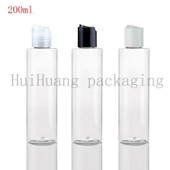 30pcs/veľa 200 ml Disk top Spp jasné fľaše Prázdne Plastové Fľaše PET Fľaša na Mlieko prázdne plastové fľaše na Šampón