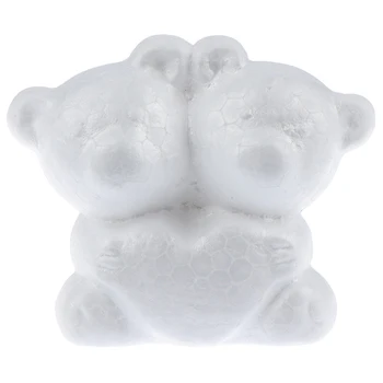 1pcs Modelovanie Polystyrénu Medveď Biely Plavidlá Lopty Pre DIY Vianočné Party Dekorácie Dodávky Darčeky Veľkoobchod