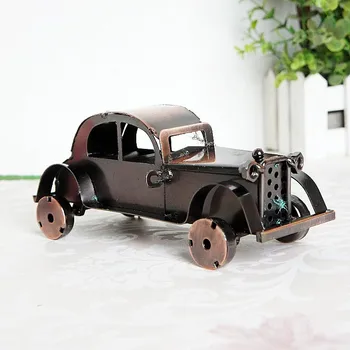 BOLAFYNIA Kovové remesiel klasické autá model hračka pre deti, hračky pre Vianočný darček k narodeninám remeslá