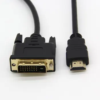 HDMI / DVI 24+1 riadok Počítača k TV 1080P line meďou plátované ocele 3D High-definition konverzie line