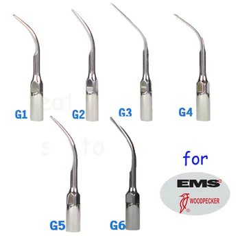 6 Ks/Set Zubné Ultrazvukové Scaler Tipy G1 G2 G3 G4 G5 G6 vhodné pre Ďatle/ EMS/ UDS/ SYBRON-ENDO Série laboratórneho Vybavenia