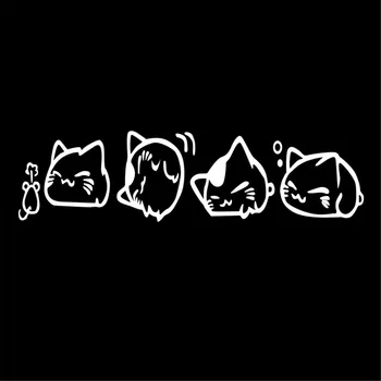Natsume Yuujinchou Mačka Zábavné Dvere Auta Nálepku Vinyl Odtlačkový Anime, Komiksu