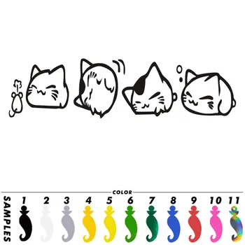 Natsume Yuujinchou Mačka Zábavné Dvere Auta Nálepku Vinyl Odtlačkový Anime, Komiksu