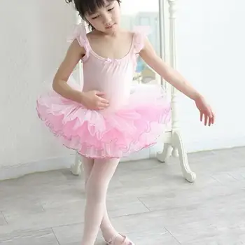 Dievčatá, Deti Móda Balet Deti Ružová Luk Fáze Nosiť Oblečenie, Tanečné Šaty