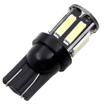 1PC W5W 7020 SMD T10 194 168 LED Lampa Auto Klin Výmena Zadnej strane Prístrojovej dosky Žiarovky Pre Odbavenie Svetlá