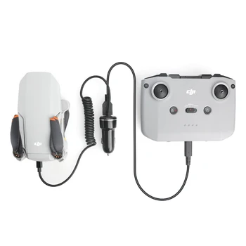 Nabíjačka do auta Pre DJI Mini 2 Drone & Diaľkové Ovládanie Nabíjania Hub s USB Rýchle Nabíjanie Cestovanie Dopravné Vonkajšie Nabíjačka pre Mini2