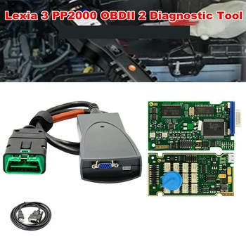 PP2000 NEC Plný Čip Lexia3 Diagbox s V7.83 921815C Diagnostický Nástroj pre Citroen/Peugeot Čítať / Clear chybových Kódov