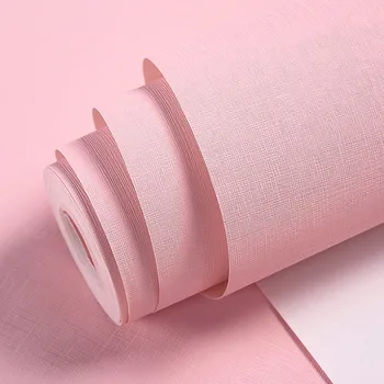Moderný Minimalistický Farbou Mlieko Čaj S Oblečením Online Celebrity Live Wall Inžinierstva Tapety Obývacia Izba, Spálňa Na Sever