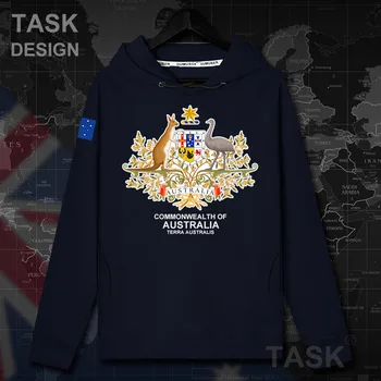 Commonwealth of Australia AUS Austrálsky AU pánske Jesenné s kapucňou, pulóvre hoodies mikina tenké streetwear hip hop oblečenie 20