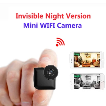 Wifi Mini IP Kamera, Bezdrôtové Infračervené Telo Fotoaparátu skryté Nočné Videnie Detekcia Pohybu Mini DV Hlas, Video Rekordér 720P HD Cam