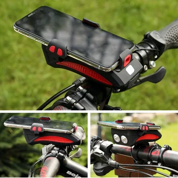 Cyklistické Svetlo Rainproof USB Nabíjanie LED 4000 mAh Lúmenov MTB Predné Lampy Hliníkový Reflektor Ultralight Baterka Svetlo na Bicykel