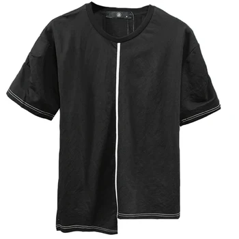 NOVÉ 2018 pánske oblečenie Kaderníčky GD Originálny Dizajn Vyšívacie nite rezanie T - tričko TEE Spevák plus veľkosť kostýmy S-6XL
