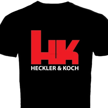 T Shirt Mužov Krátke Rukáv Tričko Hk Heckler A Koch Logo 01 Bavlnené Tričko S 6Xl 034769