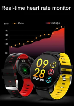 BINSSAW plne Dotykového Displeja Vodotesný IP68 viacúčelové Športové Inteligentný Náramok Srdcovej frekvencie Sledovanie Krvného Tlaku Smartwatch