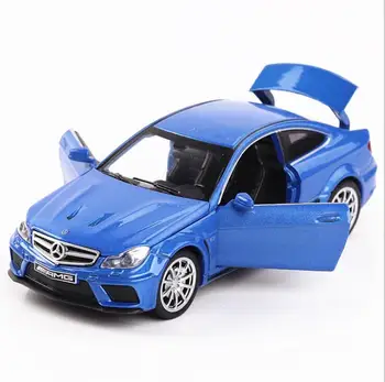 1:32 Autíčka Benz C63 Kovové Hračky Zliatiny Auto Diecasts & Hračky Model Auta, Miniatúrne Zmenšený Model Auta, Hračky Pre Deti,