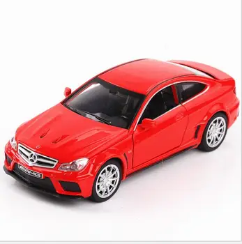 1:32 Autíčka Benz C63 Kovové Hračky Zliatiny Auto Diecasts & Hračky Model Auta, Miniatúrne Zmenšený Model Auta, Hračky Pre Deti,