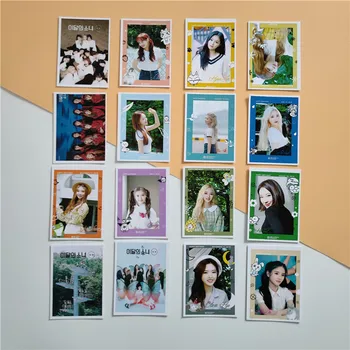 16 Ks Kpop LOONA Dievčatá Tím Album MV FavOriTea Self Made LOMO Karty Jeon Hee Jin Ísť Vyhral Hyun Jin Photocard Pre Fanúšikov Zber