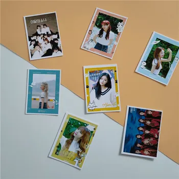 16 Ks Kpop LOONA Dievčatá Tím Album MV FavOriTea Self Made LOMO Karty Jeon Hee Jin Ísť Vyhral Hyun Jin Photocard Pre Fanúšikov Zber