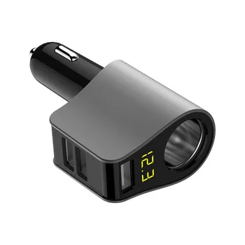 Nabíjačka do auta LED Displej Tri USB Port Rýchlo Nabíjačka Detekcia Napätia Auto Styling Pre lifan x60 620 520 320 x50 solano smily