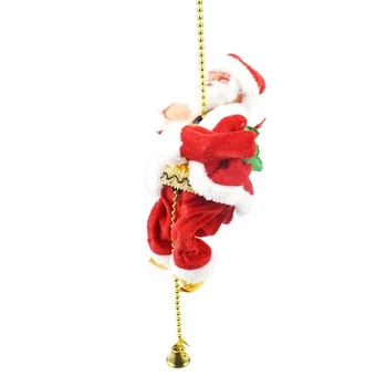 Vianočné Elektrické Lezenie Santa Claus, Vianočné Figúrka Ornament Darčeky, Vianočné Dekorácie Pre Domov Adornos