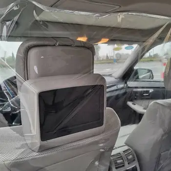 Auto Taxi Izolácie Film Plastové Anti-Fog Plný Priestorový Ochranný Kryt, Net Kabíny Predné a Zadné Riadok