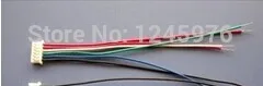 100ks 1,25 mm 1.27 mm, konektor kábel skúšky linka 6 core multithread 6pin 100mm+zabezpečenia Kvality