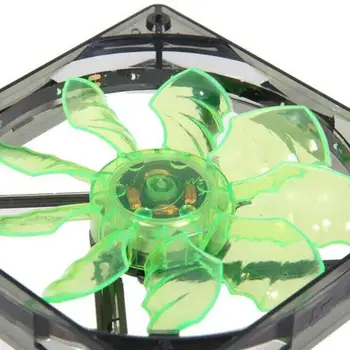 2017 Zelená 15 LED Svetlo, Celkom 120 mm, DC 12V 4Pin PC Počítač Prípade Chladenia Cool Ventilátor Mod