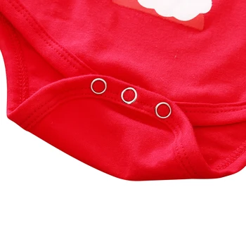 Batoľa Detská Baby Dievča, Chlapec Deti Oblečenie List Vianočné Tlač 3KS Oblečenia Prekladané Romper Topy+Nohavice+Klobúk Oblečenie Set