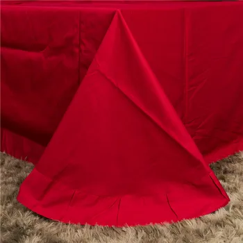 Nový 4/7pcs Červená posteľná bielizeň sady kráľovná king size perinu nastaviť Páva výšivky Egyptskej Bavlny svadobné luxusné bedlinen