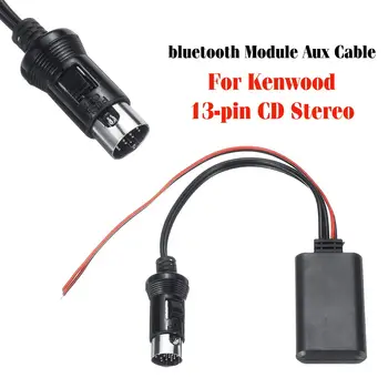 Nové Auto Modul bluetooth Audio Aux kábel Kábel Adaptéra Prijímač Pre Kenwood Všetkých 13-pin CD Stereo Elektroniky Vozidla Príslušenstvo