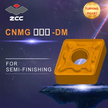 Cnc vložky 10pcs/veľa CNMG120408-DM 2 potiahnuté spekané karbidy sústruženie vložky vložka pre oceľ /nerez profil, sústruženie