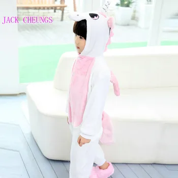 Kigurumi Jednorožec obal zvierat onesies Pyžamo Deti Anime cosplay Kostým Jednorožec halloween jumpsuit sleepwear