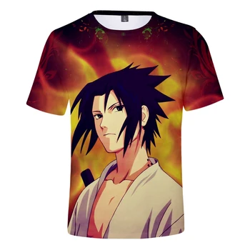 Naruto Sasuke anime hot 2019 trend tričko 3D T-shirt mužov a žien-krátke rukávy tlač módne bežné 3D pánske T-shirt xxs-4xl