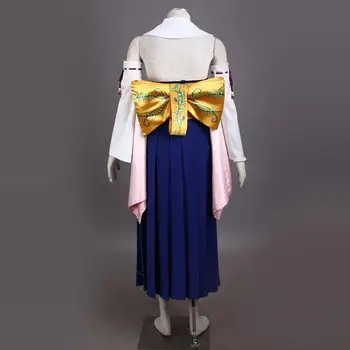 Final Fantasy X Yuna cosplay kostým nastaviť Kimono