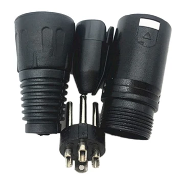 1pc XLR 3 Kolík Muž MIC Had Zapojte konektor pre Mikrofón Konektor Kábla Pripojiť Adaptér pre Reproduktor Vysokej Kvality