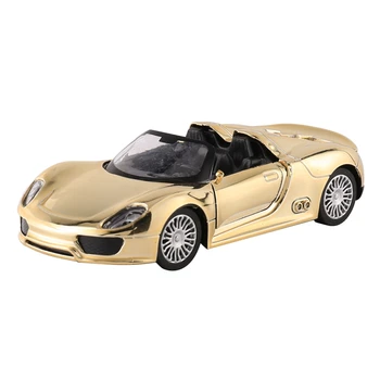 Zliatiny Športové Auto Toy Model Gold Diecasts Off-Road Simulácia Deti Hrať Hračka Otvoriť Dvere Vozidiel, pre Deti Darček Športové auto