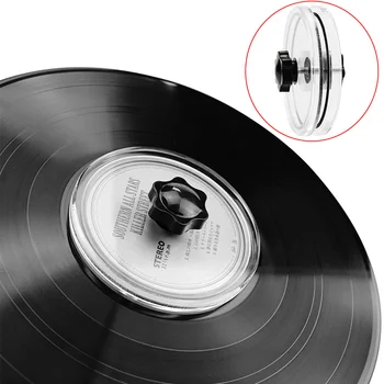 Klip Odolné Čistenie Upevnite Kryt Akryl Phonograph Prehrávač Audio Nepremokavé LP Vinyl Štítok Šetrič Chránič Professional