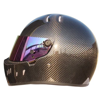 CRG ATV-2 Uhlíkových Vlákien Osobné Motocyklové Prilby Karting Auto Plnú Tvár Motocross prilba Moto Racing casco capacete S-XXL #