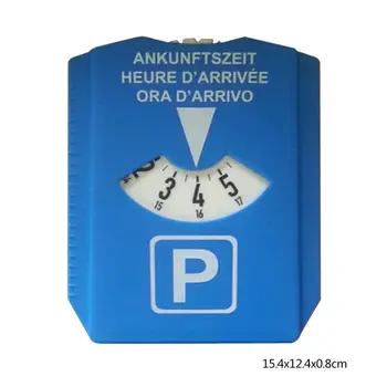 Parkovanie Disk Časovač, Hodiny, Čas Príchodu Displej Modrý Plast Parkovanie Čas Nástroje Prenosné Parkovanie Časovač Hodiny