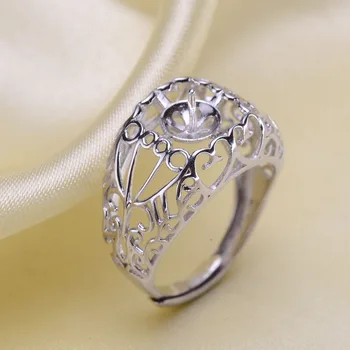 Nové Módne Trendy Šperkov Príslušenstvo S925 Mincový Striebro Prsteň Nastaviteľný Krúžok Drahokamu Prstene Pre Ženy, Jemné Šperky