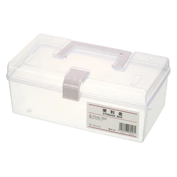 Viacúčelové Plastové Jasné Prvej Pomoci Box Prenosný Zdravotnícke Súpravy Medicíny Prípade, Domácnosť, Domov, Skladovanie a Organizácie TB Predaj