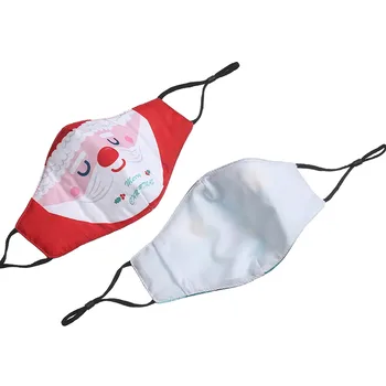 1pcs Dospelých Vianočné pleťové Masky Umývateľný Úst Textílie Pleťové Masky Pre Ochranu Opakovane Santa Claus Strmeň Úst Čiapky Маска