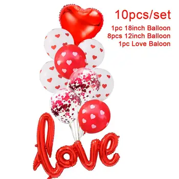 Ruže Lásky Balón Svadobné Ballon Svadobné Party Izba Dekor Svadby, Narodeniny Baloon Červená Valentine baloon Fólie Baloon