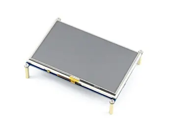 Raspberry Pi LCD Displeja Modul 5inch 800*480 TFT Odporový Dotykový Displej Panel Rozhranie pre Raspberry Pi 3