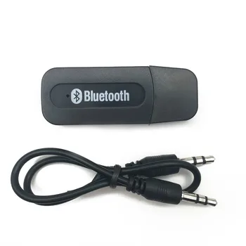 3,5 mm Auto Wireless USB, Bluetooth, Aux Audio Stereo Hudby Reproduktor Prijímač, Adaptér Modul+Mikrofón Pre PC Aug13