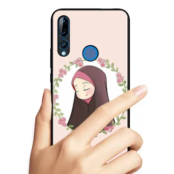 Silikónové Krytie Cartoon Moslimských Mníška Pre Huawei Honor 9 9X 9N 8S 8C 8X 8A V9 8 7 7A 7C Pro lite Prime Hrať 3E Telefón Prípade