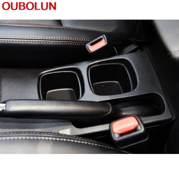 OUBOLUN dizajn Interiéru ABS Čiernej Farby Pre Suzuki Sx4 S-Cross-2018 LHD Predné Vody Držiak Panel Kryt Radenie Výbava