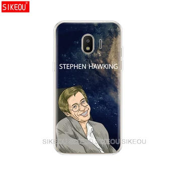 Silikónové krytie telefón puzdro pre Samsung Galaxy J3 J5 J7 2017 J330 J530 J730 PRO j2 2018 Stephen William Hawking